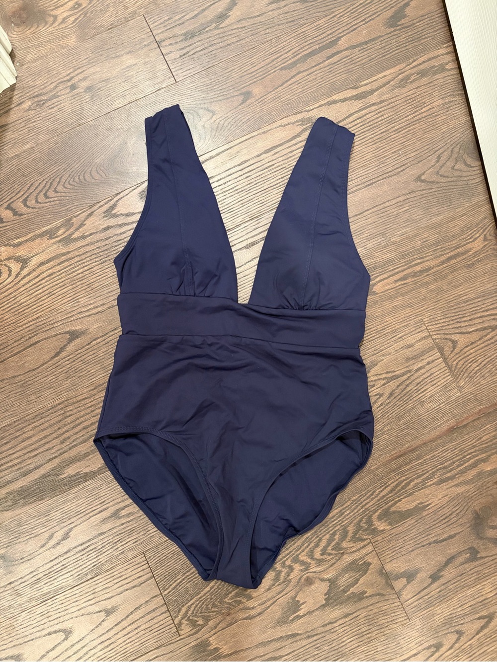 Andie Swim the Mykonos One Piece in Navy L Tall NWT